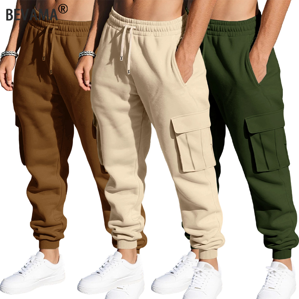 Outdoor Sport Hiking Pants - Pantaloni Sportivi da Uomo Tinta Unita,