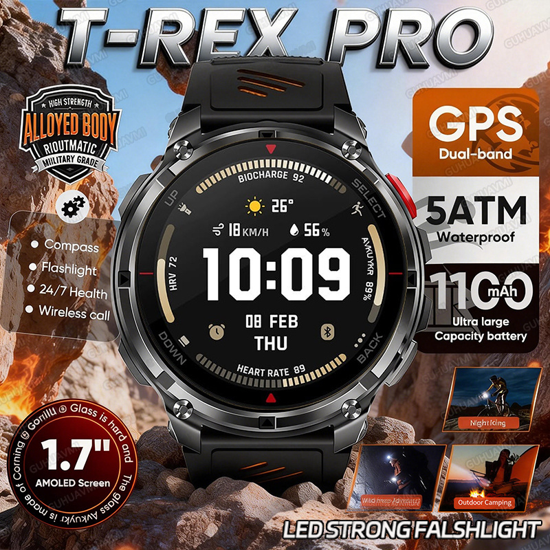 Definition Of Outdoor Sport - Nuovo Smartwatch T-Rex3 Pro 2026 con