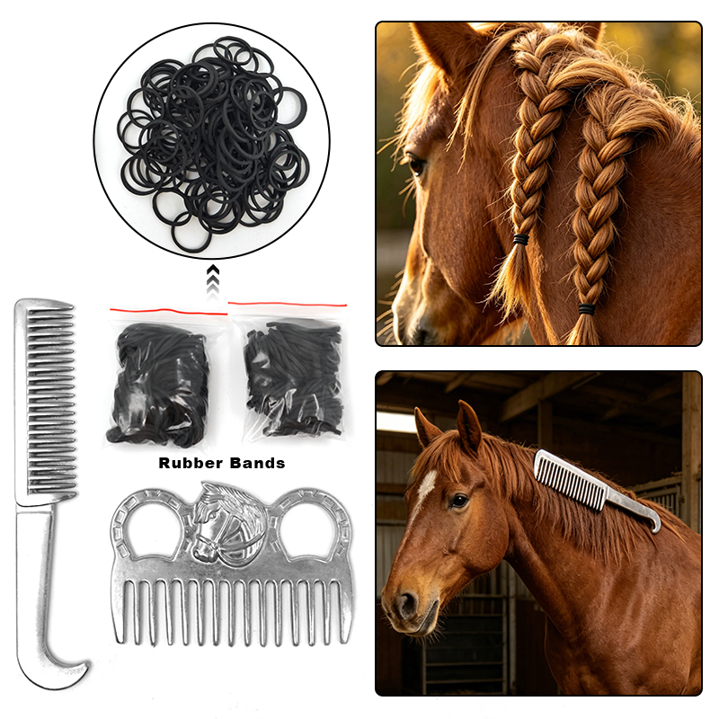 Kit per la Cura di Criniera e  - Grooming Kit Horse recensione e prezzo