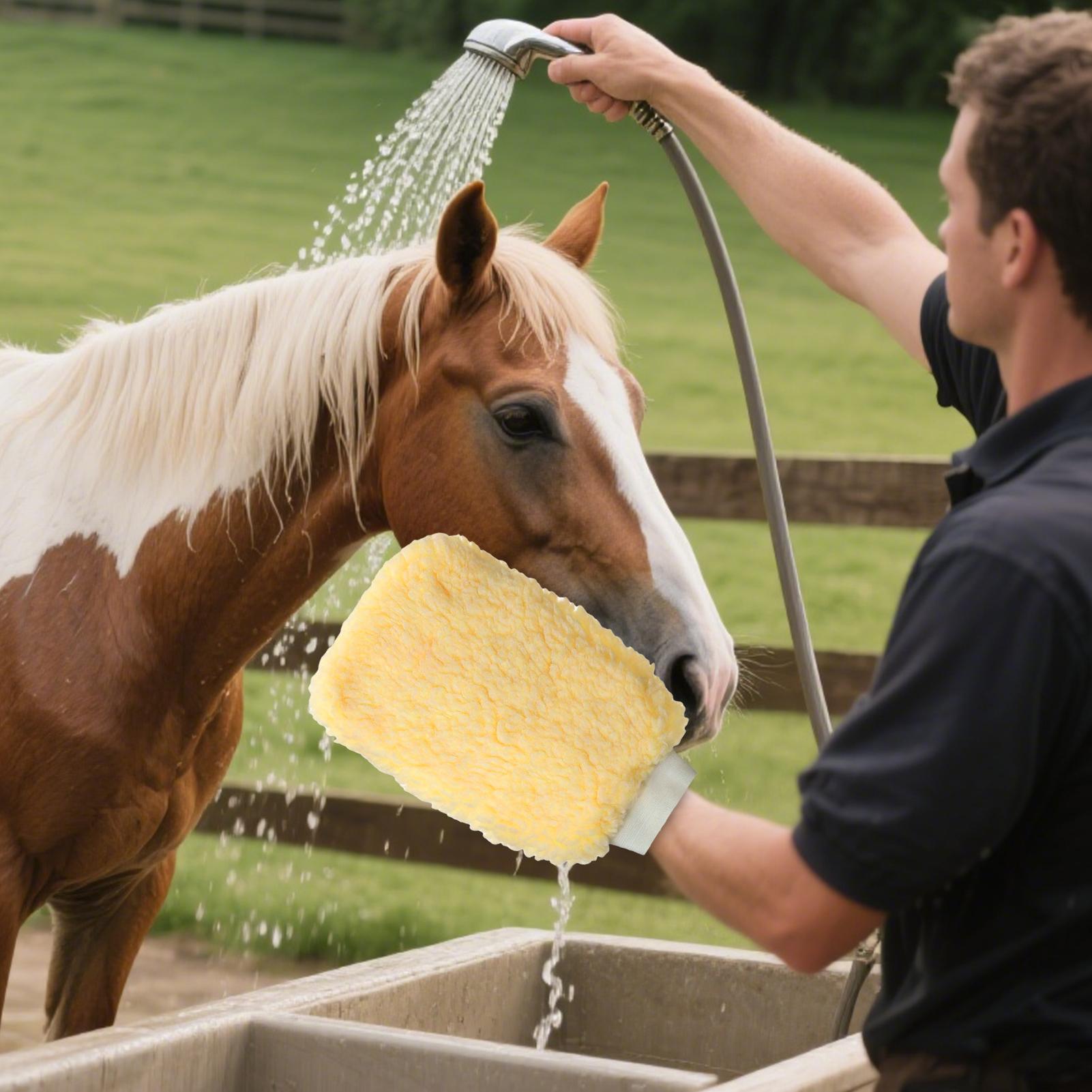 Guanto applicatore per guanti  - Grooming Kit Horse recensione e prezzo